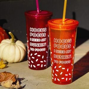 Limited Edition Dunkin Donuts Hocus Pocus Glow in the Dark Cup